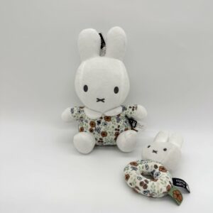 Peluche et Hochet tissu MIFFY