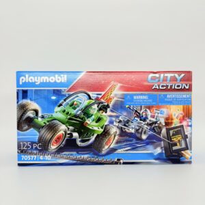 Playmobil Les policiers 70577 Police Karts de policier et bandit