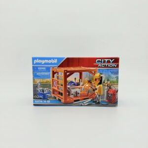Playmobil OUVRIER ET CONTENEUR -70774