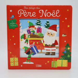 Livre puzzle Au pays du Père Noel